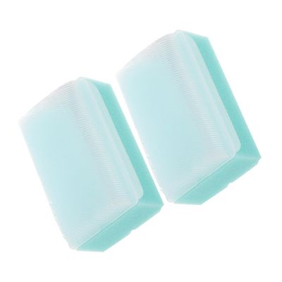 2pcs Sensory Training Massage Brush Soft Sponge Bath Brushes for Portable Cleaning Tool for Bathing and Sensory Development