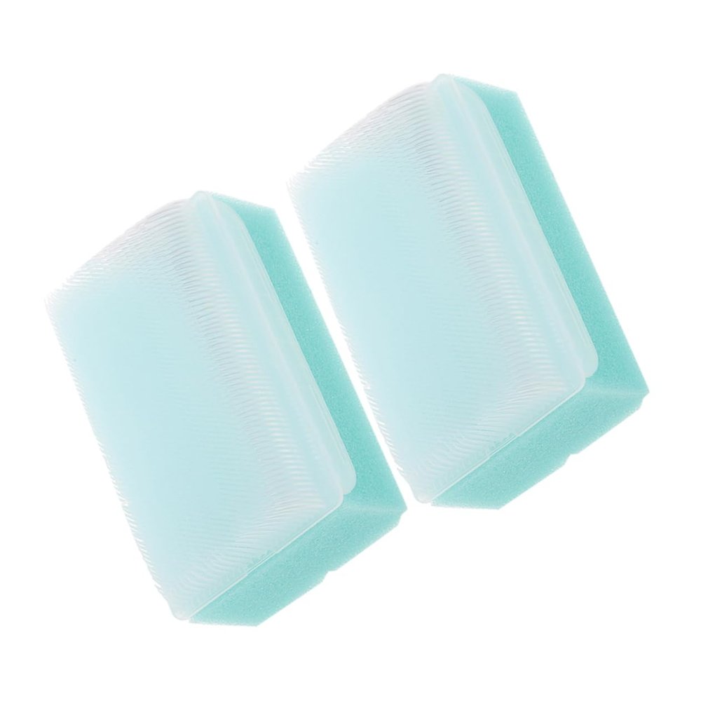2pcs Sensory Training Massage Brush Soft Sponge Bath Brushes for Portable Cleaning Tool for Bathing and Sensory Development
