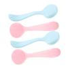 4Pcs Silicone Face Cleansing Brushes Gentle Exfoliator Facial Scrubber for Deep Cleansing Blackhead Removal Makeup Removal Compact Travel Friendly Design view 1