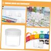 12Pcs Airtight Plastic Paint Containers Clear Storage Jars for Creams, Lotions & Art Pigments & Versatile for Industrial Use view 3