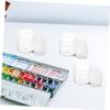 12Pcs Airtight Plastic Paint Containers Clear Storage Jars for Creams, Lotions & Art Pigments & Versatile for Industrial Use view 4