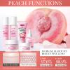 BeauBase Peach Skincare Collection  Hydrating & Nourishing Skincare Gift Sets for Women & Teens with Cleanser, Toner, Serum, Eye Cream, Lotion, and Moisturizer, for All Skin Types, Christmas Gift view 2