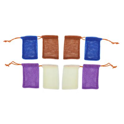 8pcs Soap Net Bag for Foaming Convenient for Home Travel Efficient Bubble Creation Multi for Handmade Soap Item Storage