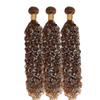 Ratheinhi Grey Bundles Human Hair P4/GREY 22 24 26 Inch Water Wave Human Hair Bundles Highlight Chocolate Grey Unprocessed Brazilian Virgin Quick Weave Hair for Black Women view 2