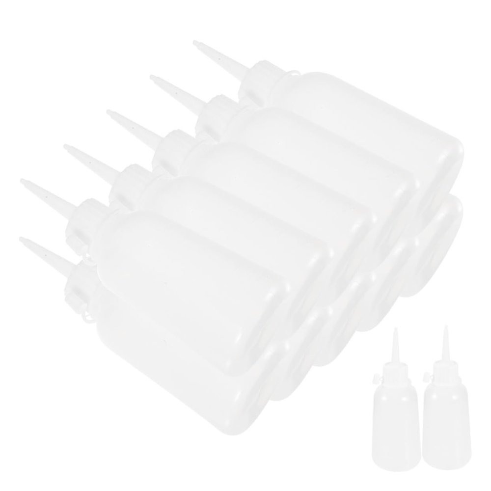 12Pcs Glue Applicator Bottles Small Squeeze Bottles with Caps for Crafts Liquids Glue and More for Sewing and Art Projects