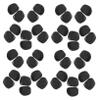 20Pcs Black Plastic Hair Dye Ear Protectors for Salon and Home Use view 1