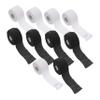 TOGEVAL 10 Rolls Disposable Barber Neck Strips Stretchy Neck Protection Paper for Hair Cutting and Styling Salon Accessories view 1