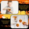 48 Pcs Halloween Stress Balls Bulk Pumpkin Ghost Bat Balls view 4