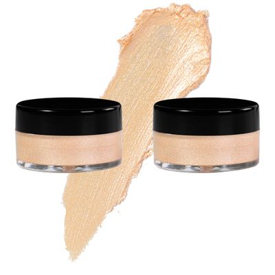7V HOME BEAUTY Champagne Eyeshadow Cream, Blendable Smooth 2pcs Shimmer Champagne Creamy Eyeshadow