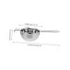 1 Set Double Boiler Pot Melting Chocolate Stainless Steel Chocolate Melting Pot with Mixing Spoon Wax for Scented Making Supplies view 2
