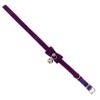 Adjustable Pet Bowknot Collar with Bell Adorable Puppy Cat Pet PU Collar Pet Supplies Purple view 2