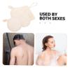OUNONA 3Pcs Natural Loofah Exfoliating Pads for Body and Face Gentle Scrubber for Daily Use Dead Skin Removal Portable Bath Pads Soft Cleansing for Healthy Skin view 3