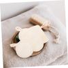 OUNONA 3Pcs Natural Loofah Exfoliating Pads for Body and Face Gentle Scrubber for Daily Use Dead Skin Removal Portable Bath Pads Soft Cleansing for Healthy Skin view 4