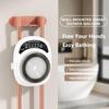 7 Inch Wall-Mounted Electric Back Scrubber, Back Scrubber for Shower Wall, With 2 Replaceable Brush Heads and 148cm Lift Track, Adjustable Height, 3 Cleaning Modes, 6 Adjustable Speeds, 11000rpm/Min view 2