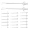 50pcs Dual Ended Nose Applicators Disposable Hair Removal Sticks for Nostril Ear Eyebrow Grooming Portable Waxing Tools for Men Women view 1