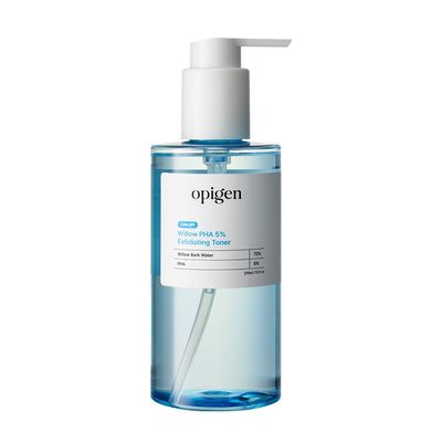 Opigen Low pH Willow PHA 5% Exfoliating Toner, Gentle Daily Toner for Brightening, Smoothing, and Clearer-Looking Skin, 7.1 Fl Oz Korean Skin Care