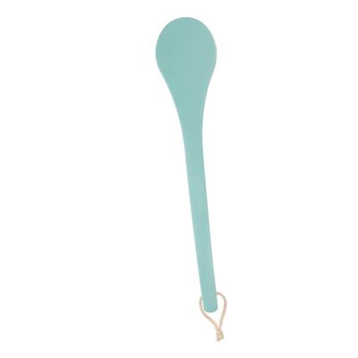 1Pc Long Handle Shower Brush Green Body Exfoliator Scrubber for Back and Skin Care Ergonomic Design Durable Bath Brush for Exfoliating and Cleansing