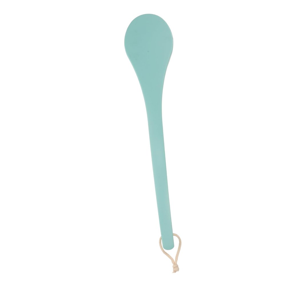 1Pc Long Handle Shower Brush Green Body Exfoliator Scrubber for Back and Skin Care Ergonomic Design Durable Bath Brush for Exfoliating and Cleansing