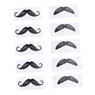 30Pcs Beard Styling Stickers Self Adhesive Hair Removal Stickers for Men Women Nose Hair Depilation Supplies Safe for Sensitive Beard Shape Design