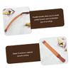 Practical Double Sided Razor Strop for Straight Razor Sharpening Barber Accessories for Smooth Shaving Father Day view 4