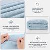 BEoffer 2 Pack Microfiber Hair Towel - 41 x 24 inches Super Soft, Absorbent, Fast Drying Without Frizz Hair Towel Wrap for Women Long, Thick, Curly Hair - Hair Turbans with Elastic Strap view 2