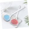 Bathing Brush with Long Handle Dual Sided Back Scrubber for Exfoliating and Skin Care Comfortable Texture for Shower Use view 4