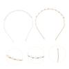 2Pcs Elegant Crystal Pearl Headband Silver Hair Accessories for Women for Weddings Parties and Everyday Wear Adds Charm and Style to Any Look view 3