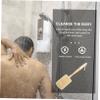 1Set Long Handle Back Scrubber for Shower Luffa Bath Brush Gentle Exfoliation Deep Cleaning Comfortable Grip Bathing Accessory for Men and Women view 3