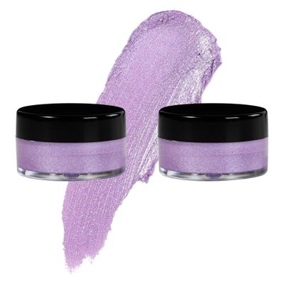 7V HOME BEAUTY Light Purple Eyeshadow Cream, Blendable Smooth 2pcs Shimmer Purple Creamy Eyeshadow