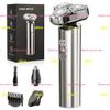 Electric Razor for Men10,000RPM High-Speed Motor, IPX8 Waterproof, USB Fast Charging, 5-Min Quick Charge & Travel Lock (Silver) view 1
