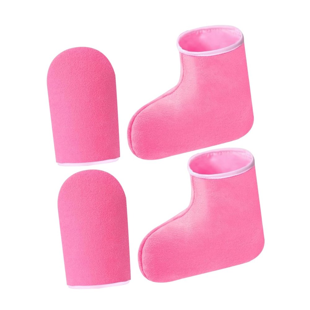 1 Set Paraffin Wax Heated Gloves Paraffin Wax Pedicure Mitts Hand Foot Paraffin Mitts Paraffin Wax Treatment for Spa Wax Warmer Paraffin Wax Machine