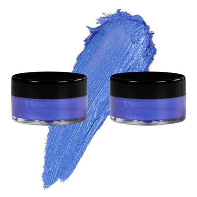 7V HOME BEAUTY Blue Eyeshadow Cream, Blendable Smooth 2pcs Shimmer Blue Creamy Eyeshadow