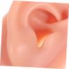 2Pcs Silicone Ear Piercing Models for Practice and Training Realistic Artificial Ear Teaching Supplies for Students and Professionals Reusable and Durable Design view 4