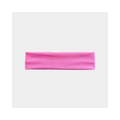 150 Pcs Solid Color Premium Cotton Headbands for Women & Men - Thick Stretch Non Slip Sweat Wicking Sport Headband for Workouts, Yoga, Gym & Running (Dark Pink)