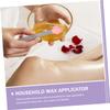 3Pcs Portable Sticks Multi Function Applicators for Body Hair Eyebrow Skin Surface Smooth Safe for Home Salon Use view 4