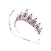 2pcs Unique Crystal Bridal Hair Accessories Comfortable Lightweight Design for Brides for Ceremonies Parties view 2