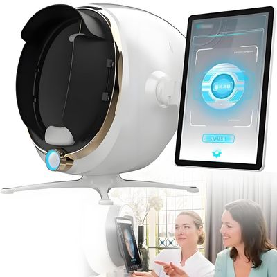 13.3 Inch 3D Digital Skin Analyzer Detector, AI Smart Facial Skin Analysis Machine, 36 Million Pixels, 8 Spectral Facial Moisture Analyzer for Beauty Salon Healthy Skin Care,13.3in