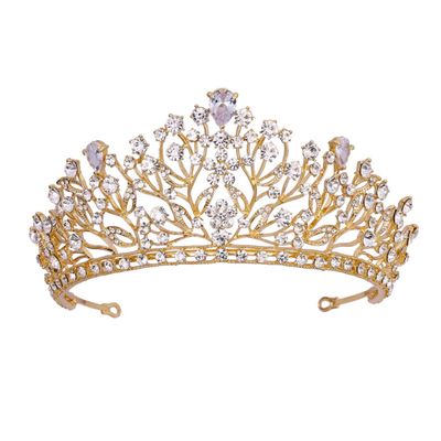1Pc Bridal Crown Headdress Elegant Zirconia Wedding Hair Accessory for Brides Comfortable and Durable Decor with Unique Design for Weddings and Special Occasions