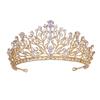 1Pc Bridal Crown Headdress Elegant Zirconia Wedding Hair Accessory for Brides Comfortable and Durable Decor with Unique Design for Weddings and Special Occasions view 1