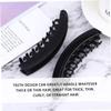 12Pcs Large Fishtail Banana Hair Clips with Teeth Durable Spring Hair Holders for Thick Thin Hair for Work Home and Parties view 4