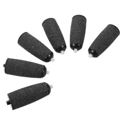 FRCOLOR 6pcs Electric Foot Grinder Replacement Roller Roller Refill Assortment for Smooth Feet Care Pedicure Tool Parts