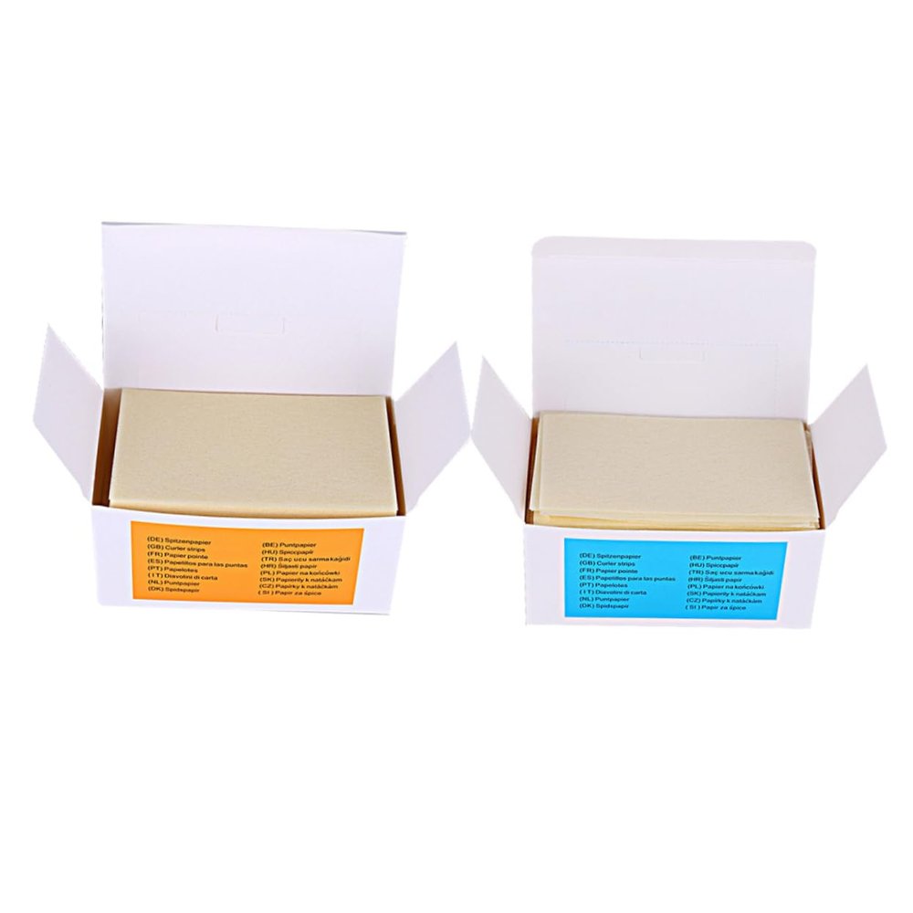 2 Boxes Perm Paper of Protective Hairdressing Paper for Salon Home Use Ultra Thin Breathable Durable Material for Professional Hairstyling Curls for Perms Hair Wraps Color