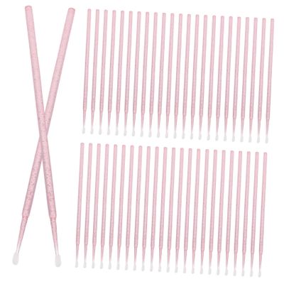 100Pcs Swabs for Makeup Micro Applicator Brushes for Precise Eyelash Extensions Eyeliner Adjustments Gentle Safe Mini Swabs Convenient Packaging
