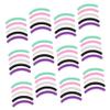 48pcs Silicone Rubber Eyelash Curler Refill Pads Soft Lash Curlers with High Elasticity for Natural Curling and Precision Fit Includes Storage Box view 1