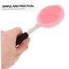 2Pcs Silicone Bath Shower Brush Long Handle Back Scrubber for Gentle Exfoliation Comfortable and Versatile Body Cleaning Tool with Soft Bristles for Bathing view 3