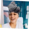 IWOWHERO Hair Drying Towel Hair Turban Shower Cap for Women Super Absorbent Fast Drying Method view 4