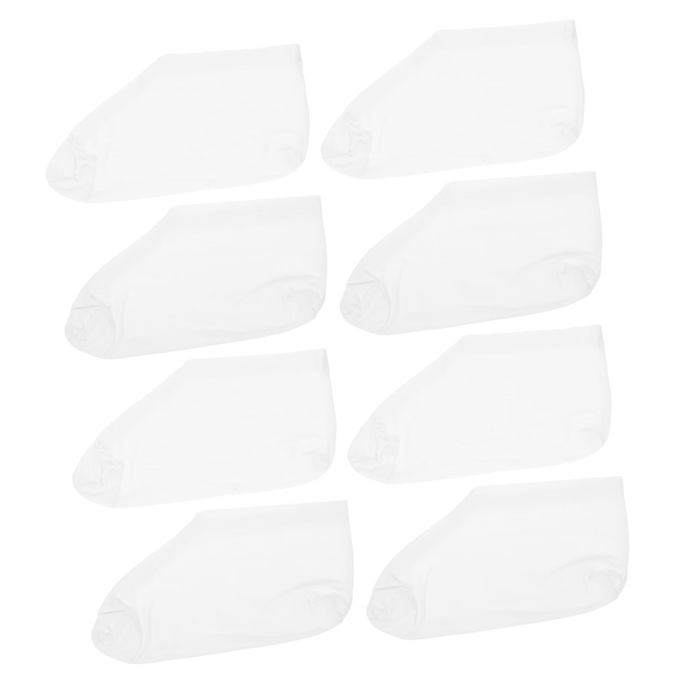 4Pairs Moisturizing Foot Care Socks Cotton Spandex Elastic Crack Ankle Covers for Daily Use Comfortable and Durable Grippy Socks for Foot Health