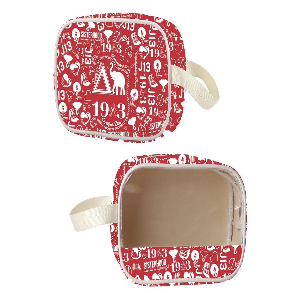 Lywjyb Birdgot Sisterhood Clear Makeup Bag DST Sister Sorority Merch DST Sorority Gift Greek Sister Gift (13 Bag)