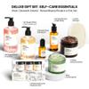 COBA'S DAUGHTER Rattan Gift Basket - 11-Piece Spa Inspired Bath, Body & Hair Kit for Women, Includes Coffee Scrub, Aloe Soothing Gel, Hair Serum, and Travel Minis (11 Pieces) view 2