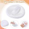 40 Pcs Cotton Powder Puffs Bulk Washable Soft Makeup Powder Pads, White Round Cosmetic Face Powders Makeup Puffs with Ribbon, for Loose Setting Blending Foundation Cream Pressed Body Powders view 3
